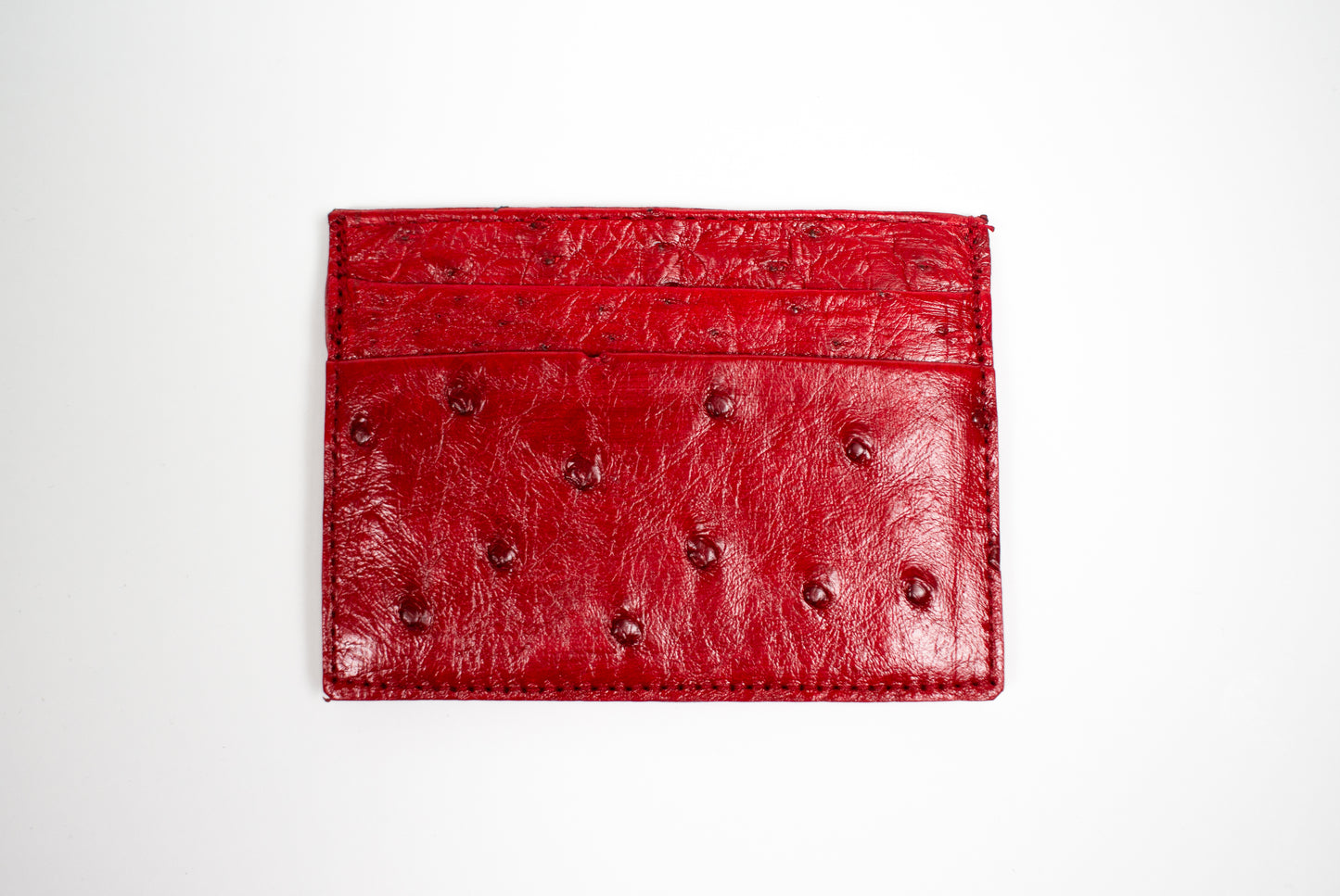 Morí Ostrich Skin Cardholder.